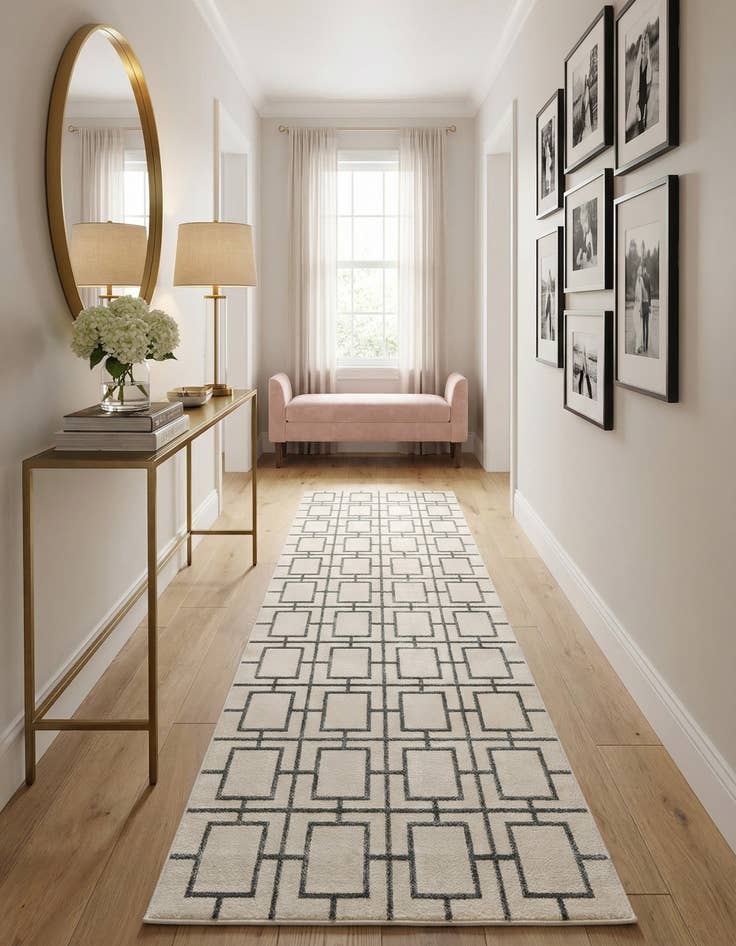 Detail image of  2' 7 x 12'  Marilyn Monroe™ Glam Deco Runner Rug