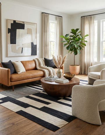 5' 9 x 7' 7 Hand Woven Kilim Modern Wool Rug