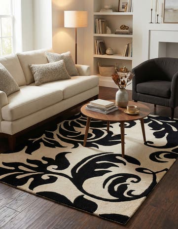 4' x 5' 11 Agra Wool Rug