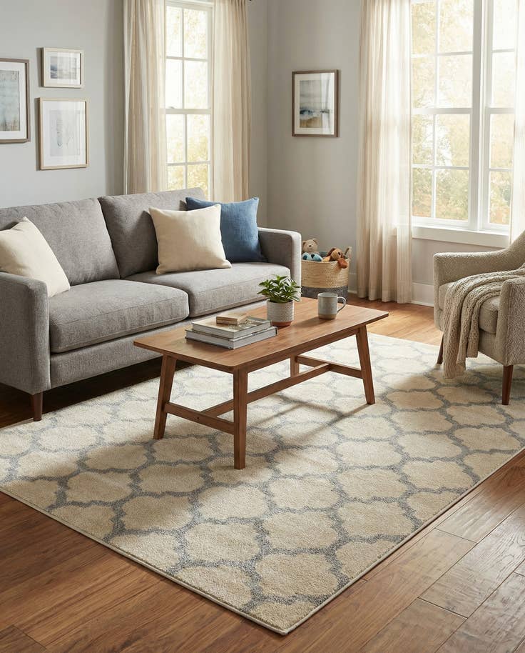 Detail image of 4' x 6' Lattice Rug