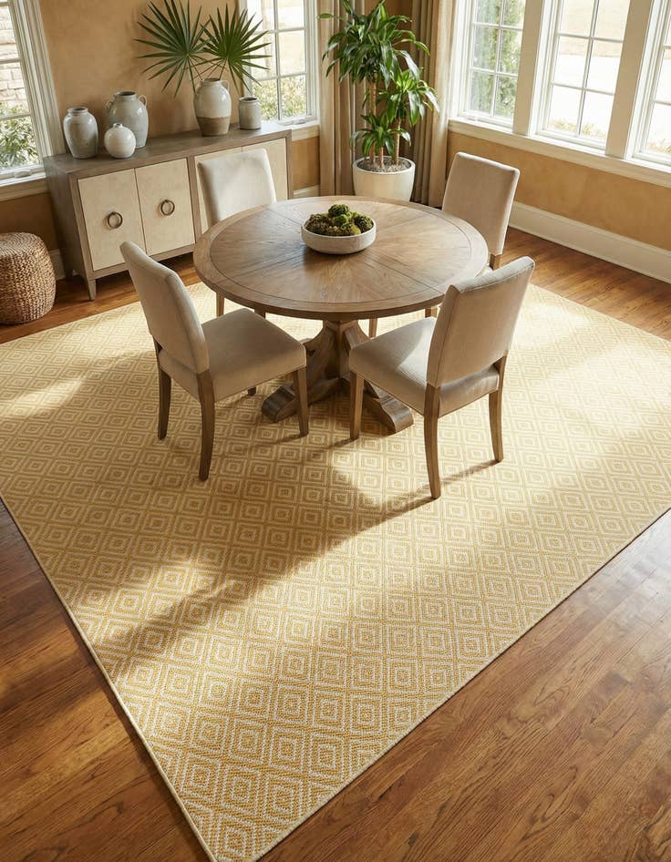 Detail image of 10' 8 x 10' 8  Washable Jill Zarin Costa Rica Indoor / Outdoor Square Rug