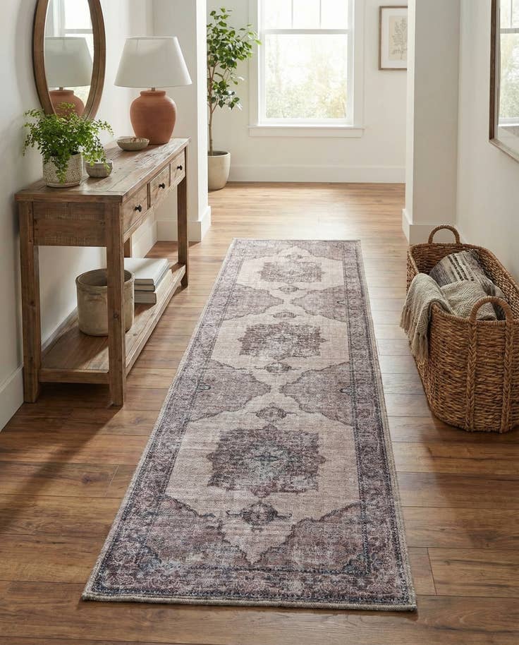 Detail image of 2' x 10' Washable Mangata Runner Rug