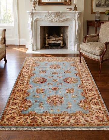 4' 2 x 6' 1 Hand Knotted Ariana Ziegler Rug
