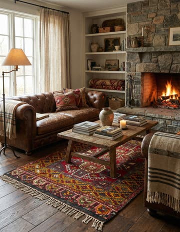 4' 2 x 6' 10 Hand Knotted Anatolian Wool Rug