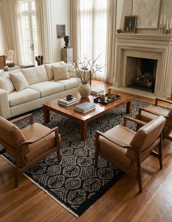 Detail image of 9' x 12' 2  Hand Knotted Darya Wool Rug