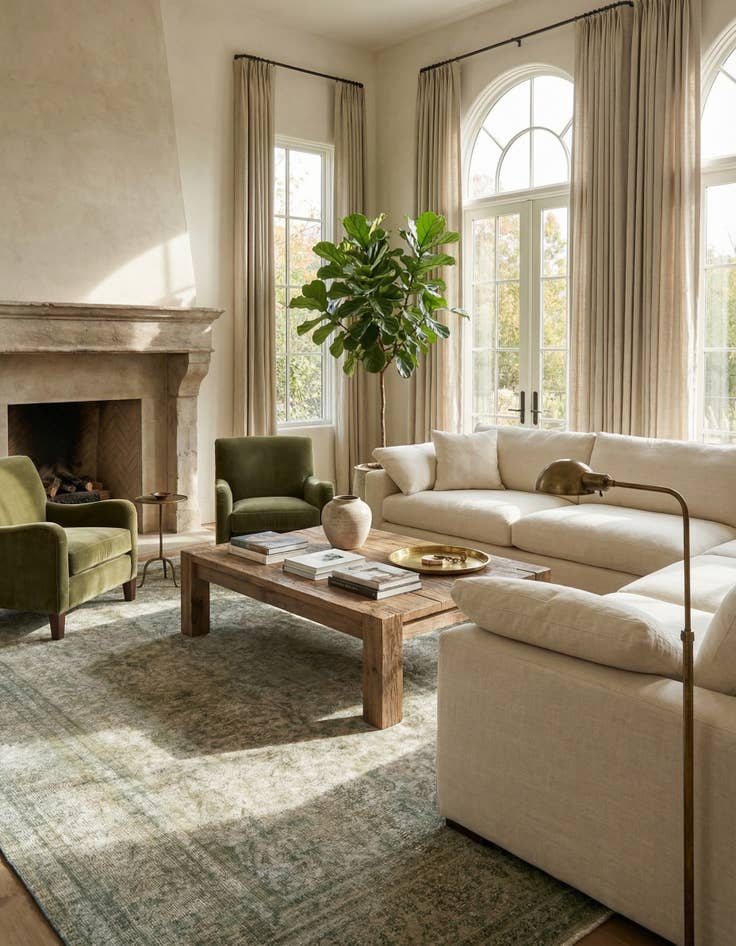 Detail image of  9' 3 x 12' 4  Hand Knotted Ultra Vintage Persian Wool Rug