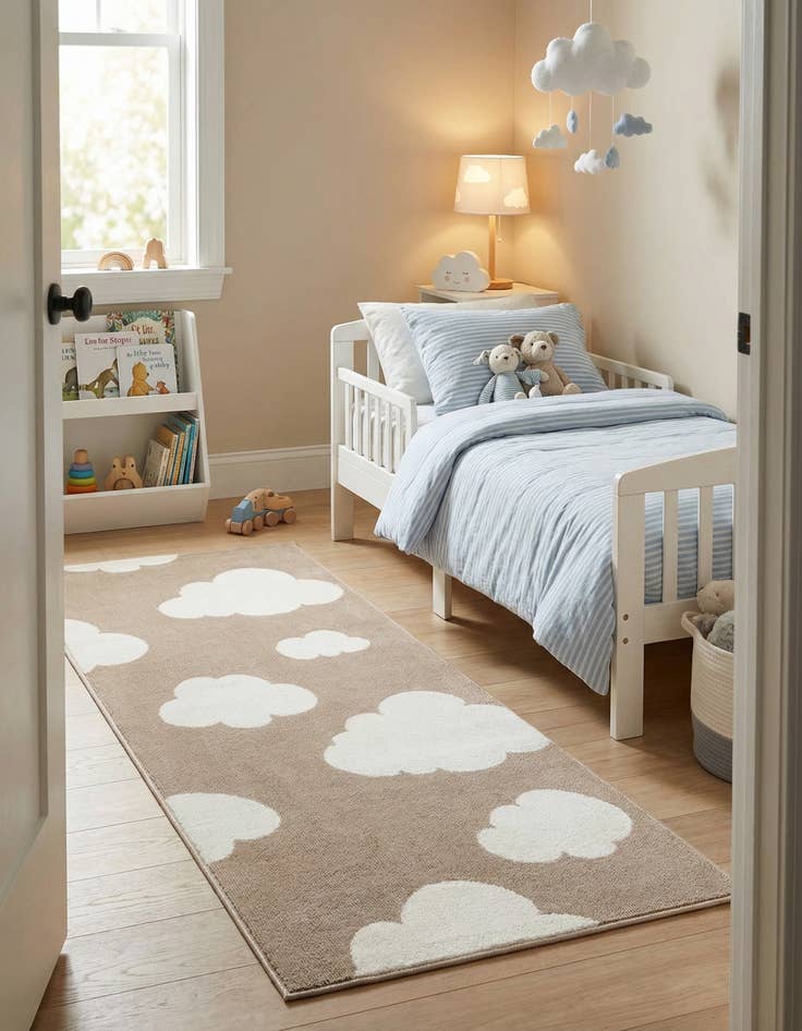 Detail image of 2' x 5' Whimsy Kids Runner Rug