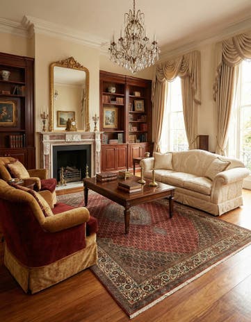 6' 6 x 9' 6 Tabriz Mahi Rug