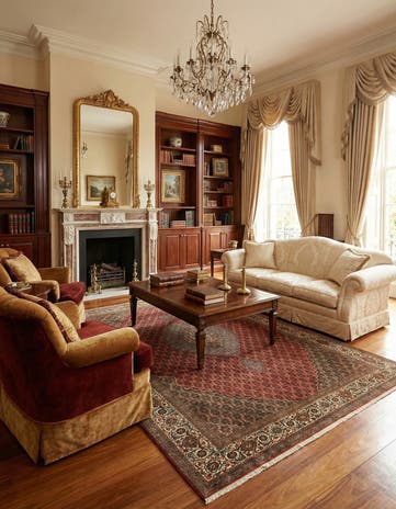 6' 6 x 9' 6 Tabriz Mahi Rug