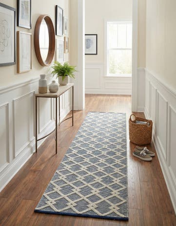 2' 7 x 12' Hand Knotted Jill Zarin Dorset Runner Rug