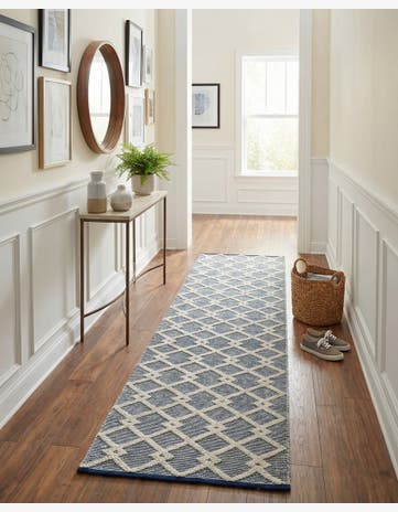 2' 7 x 12' Hand Knotted Jill Zarin Dorset Runner Rug