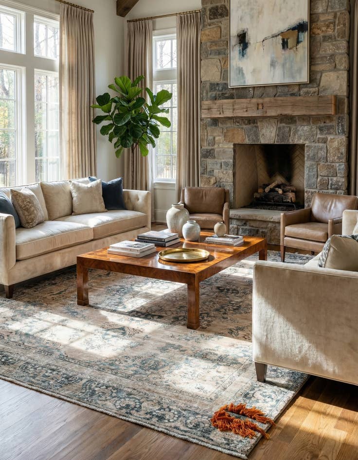 Detail image of  9' x 11' 1  Hand Knotted Ultra Vintage Persian Wool Rug