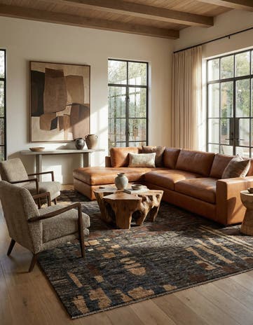 9' 1 x 11' 11 Hand Knotted Beni Marok Rug