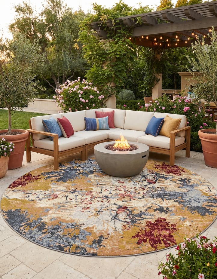 10' x 10' Easy-Clean Modern Indoor / Outdoor...