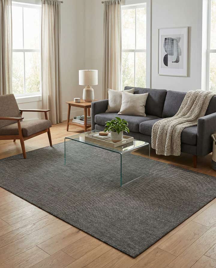 7' x 10' Easy-Clean Solid Indoor / Outdoor Rug