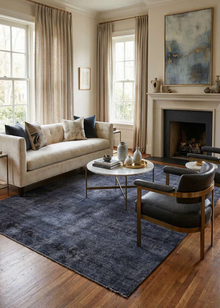 5' 3 x 8' 10 Hand Knotted Ultra Vintage Persian Wool Rug