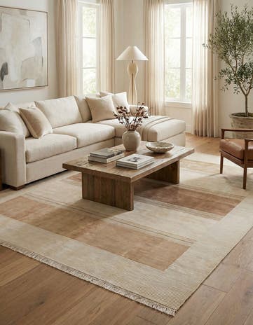 7' 10 x 9' 9 Hand Knotted Darya Wool Rug
