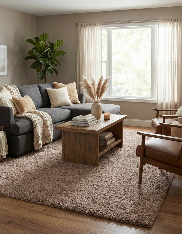 Detail image of  10' x 13' Infinity Shag Rug