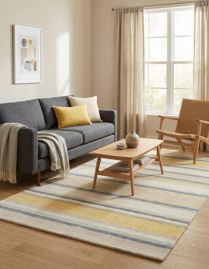 Detail image of 2' 8 x 4' 10 Luna Wool Rug