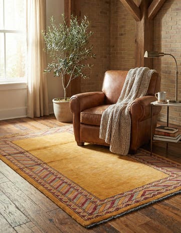 3' 2 x 5' 3 Hand Knotted Kashkuli Gabbeh Oriental Wool Rug