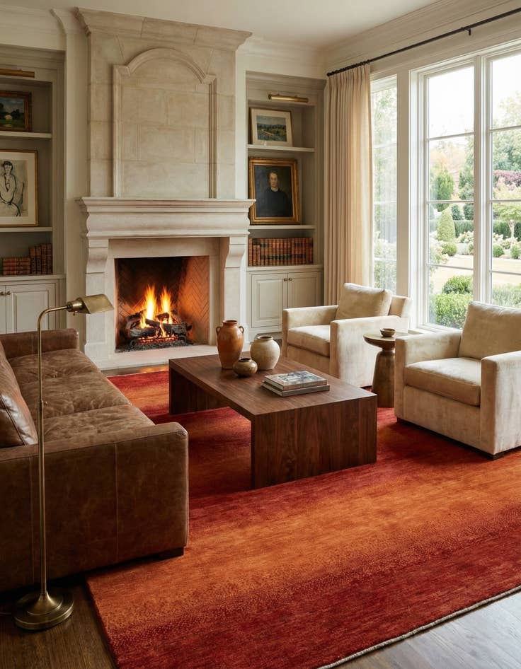 Detail image of 8' 3 x 9' 10 Kashkuli Wool Rug