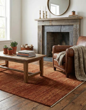 3' 7 x 4' 8 Hand Knotted Over-Dyed Ziegler Rug