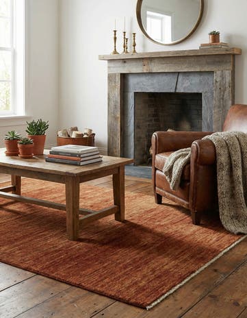 3' 7 x 4' 8 Hand Knotted Over-Dyed Ziegler Rug