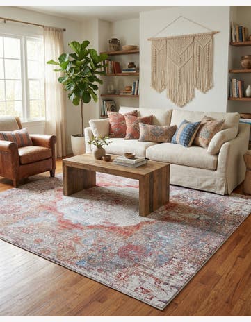 Washable Yara Square Rug