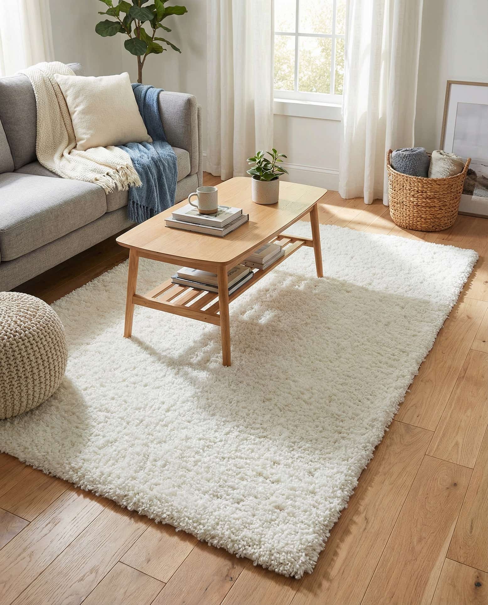 4' x 6' Zermatt Shag Rug