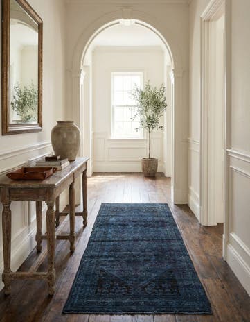 3' 4 x 8' 4 Hand Knotted Ultra Vintage Persian Wool Runner Rug