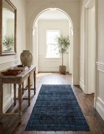 3' 4 x 8' 4 Hand Knotted Ultra Vintage Persian Wool Runner Rug