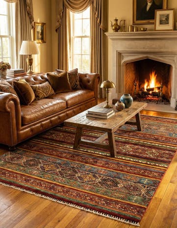 5' 9 x 8' Ariana Ziegler Wool Rug