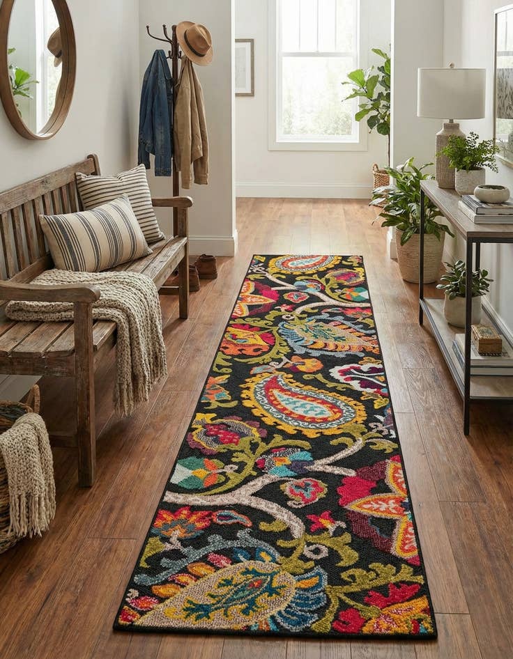 Detail image of 2' 7 x 10' Easy-Clean Casablanca Indoor / Outdoor Runner Rug