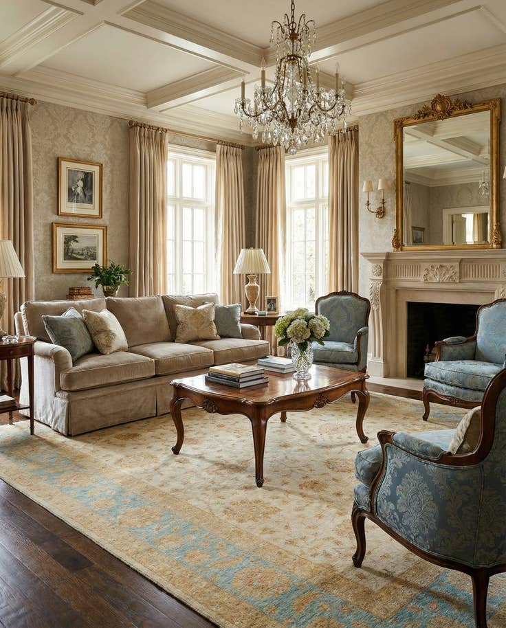 Detail image of 10' 1 x 13' 4 Kaizar Wool Rug