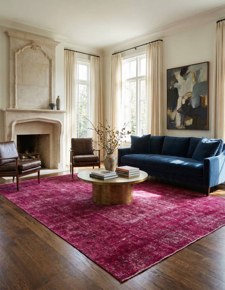 Detail image of  8' 3 x 12' 2  Hand Knotted Ultra Vintage Persian Wool Rug