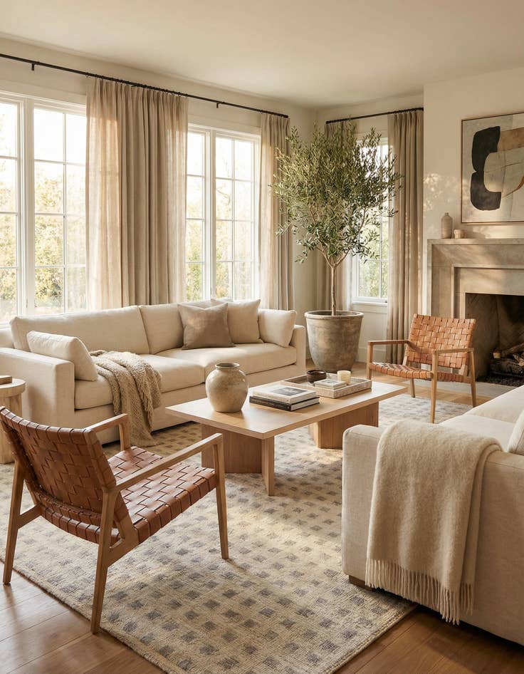 Detail image of 8' 5 x 10' 2  Hand Knotted Moroccan Wool Rug