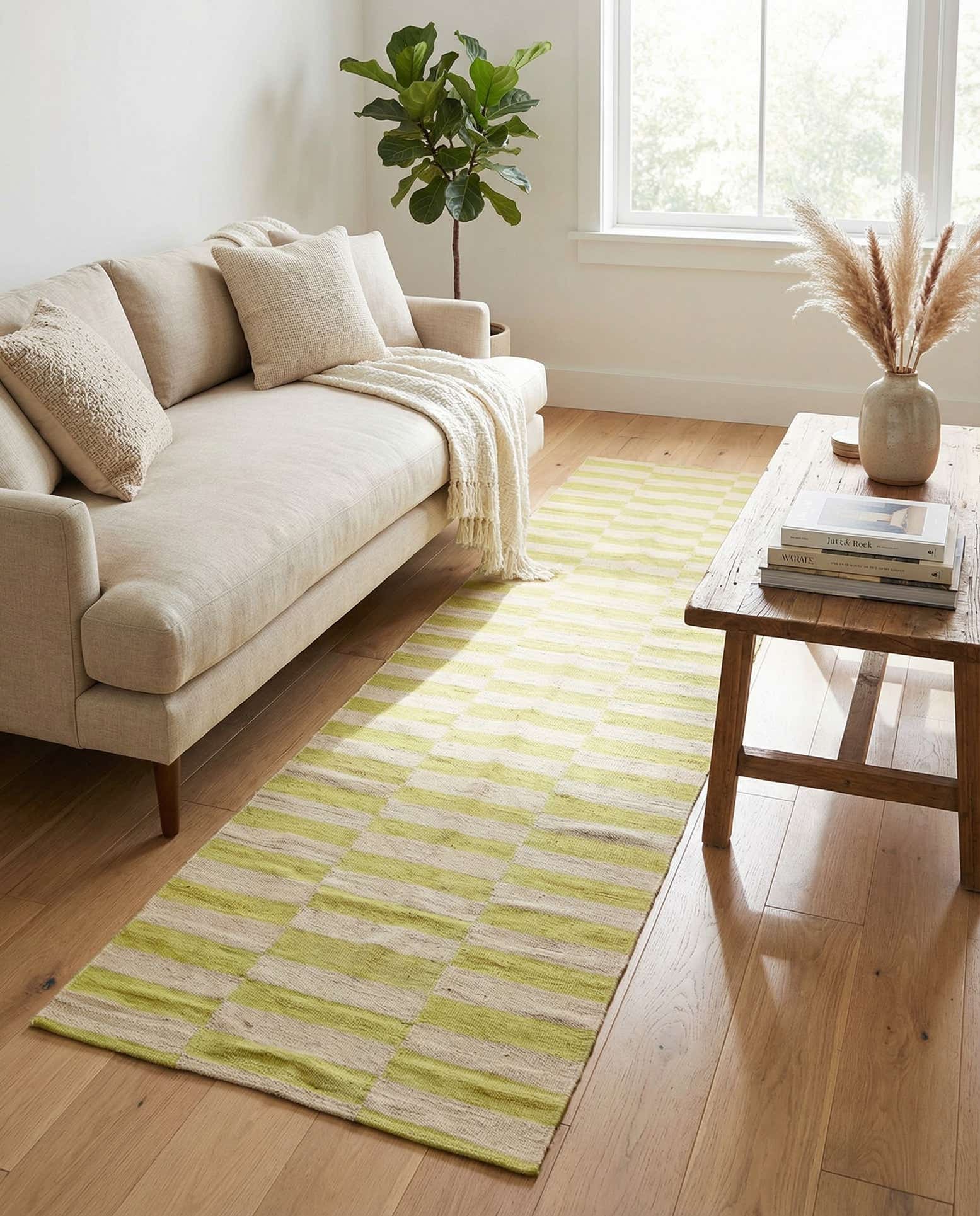 2' 6 x 9' 7 Hand Woven Kilim Modern Wool Runner Rug