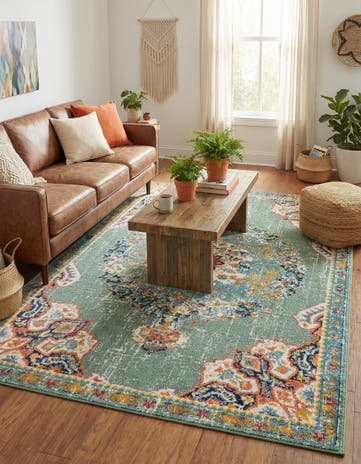 Green Madeline Rug