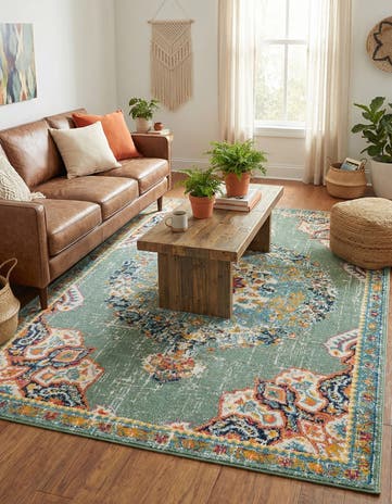 Green Madeline Rug