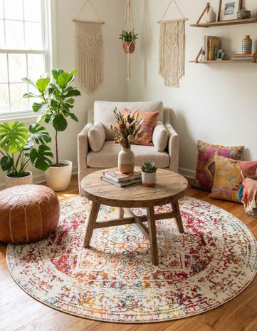 7' x 7' Arlington Round Rug