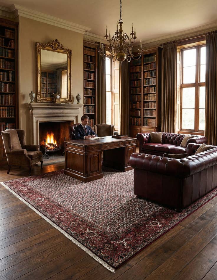 Detail image of 8' 4 x 11' 6 Bidjar Wool Rug