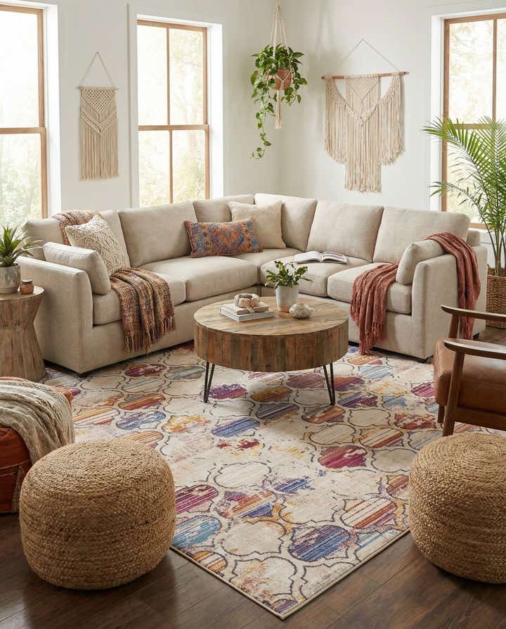 7' 10 x 7' 10 Deepa Square Rug