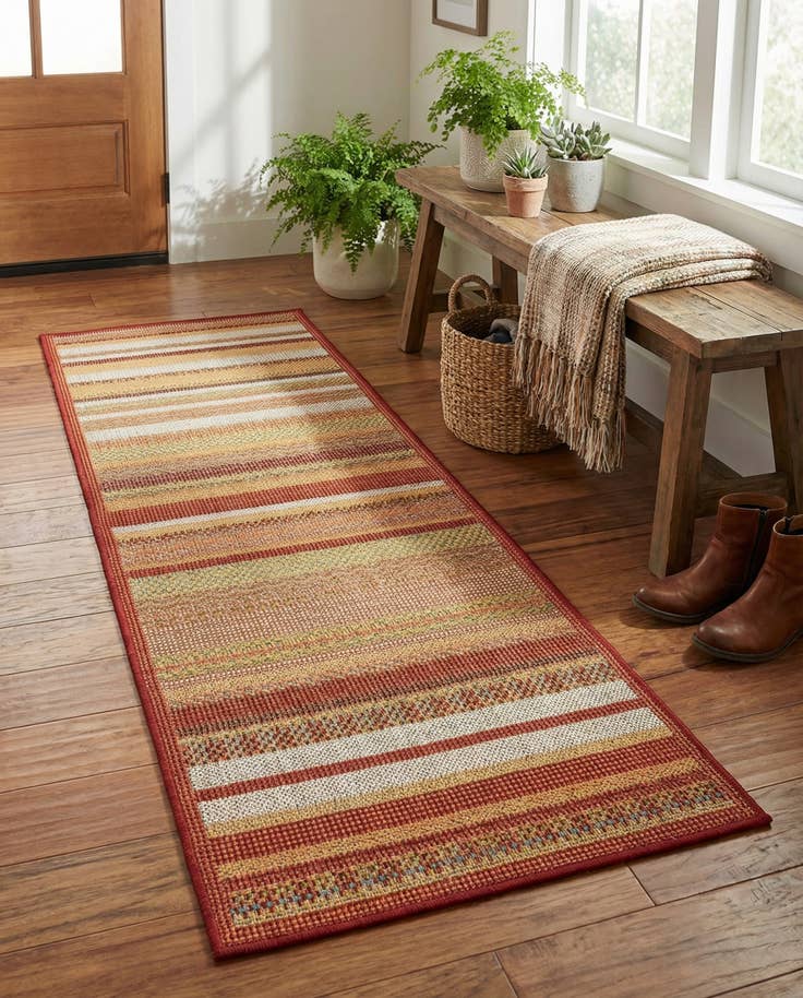 Detail image of 2' x 6' Easy-Clean Baja Indoor / Outdoor Runner Rug