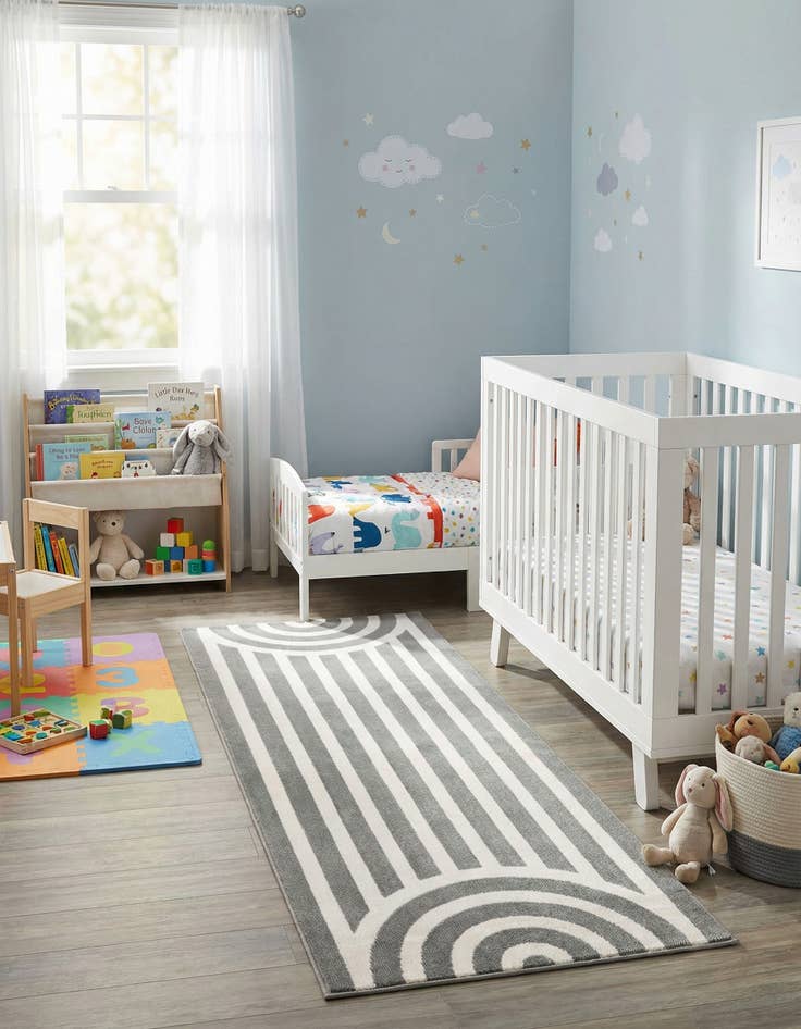 Detail image of 2' x 5' Whimsy Kids Runner Rug