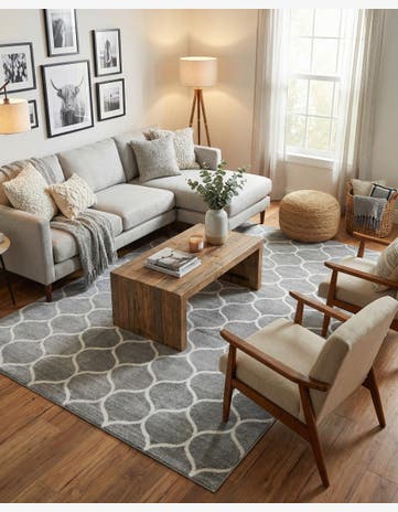 10' x 14' Trellis Frieze Rug