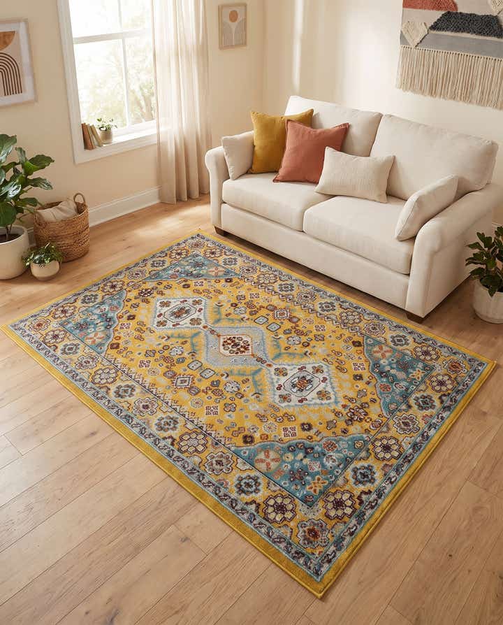 125cm x 185cm Kamala Washable Vloerkleed