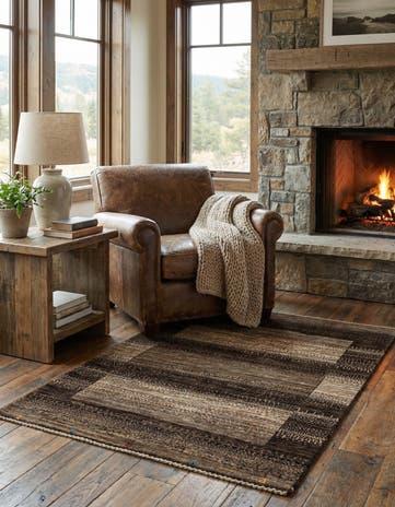 2' 7 x 3' 11 Hand Knotted Kashkuli Rug