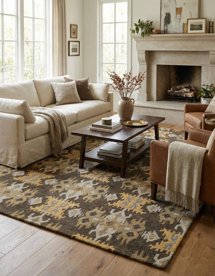 Detail image of 8' x 10' Luna Wool Rug