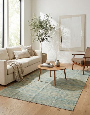 4' x 6' Hand Woven Kilim Modern Wool Rug
