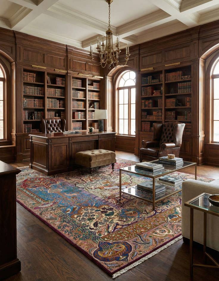 Detail image of 9' 11 x 12' 10 Kashmar Wool Rug